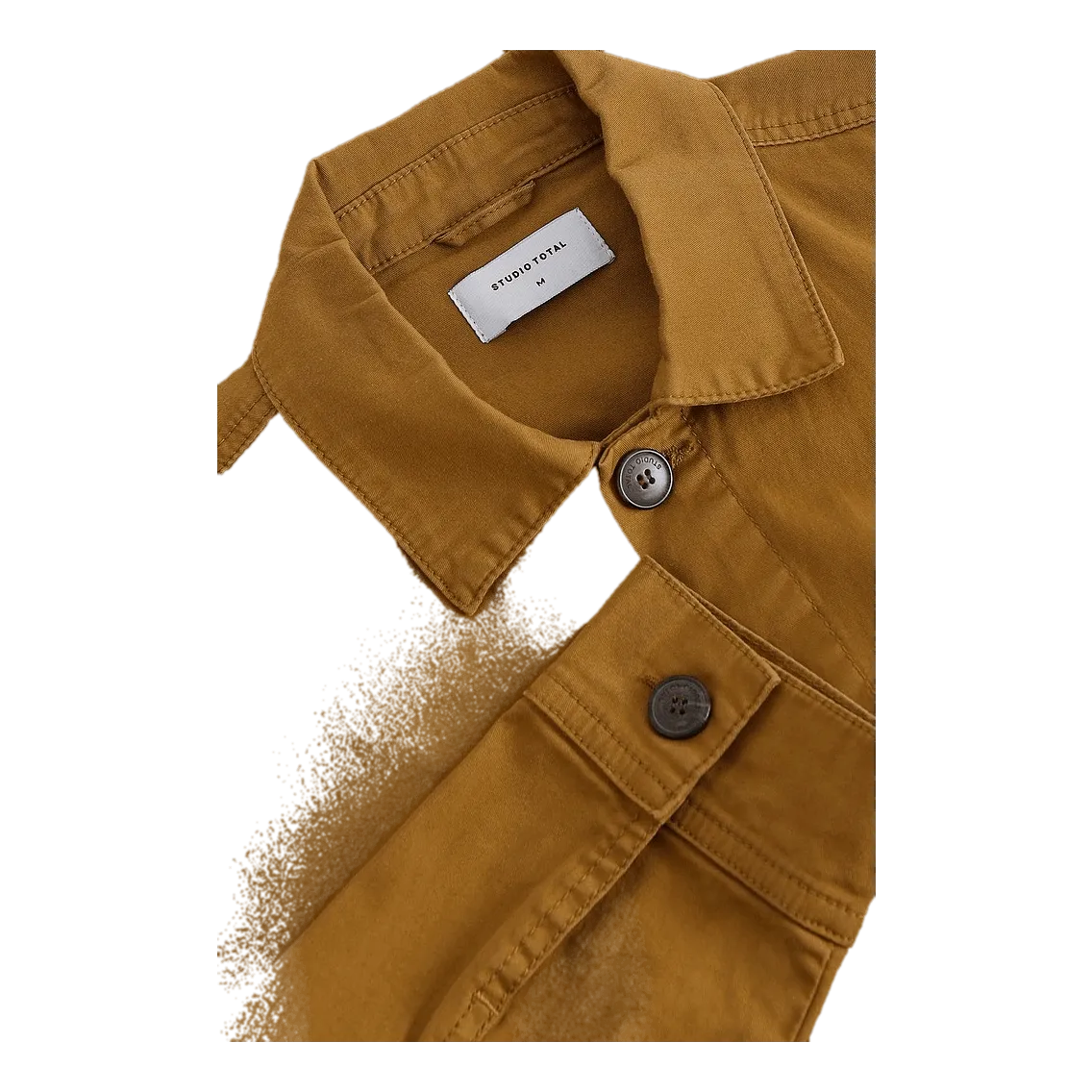 Icon Twill Overshirt Ochra