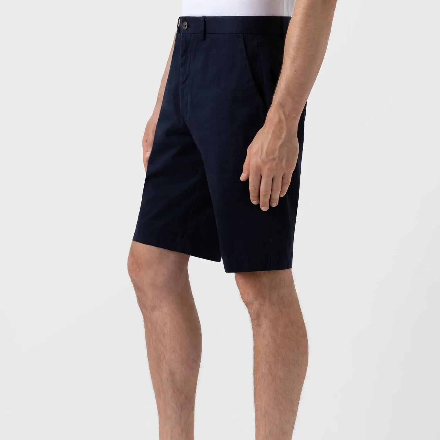 Navy Classic Chino Shorts