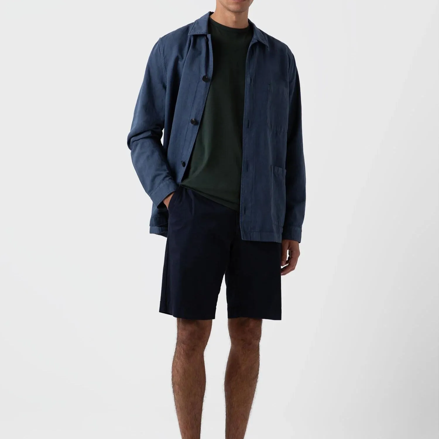 Navy Classic Chino Shorts