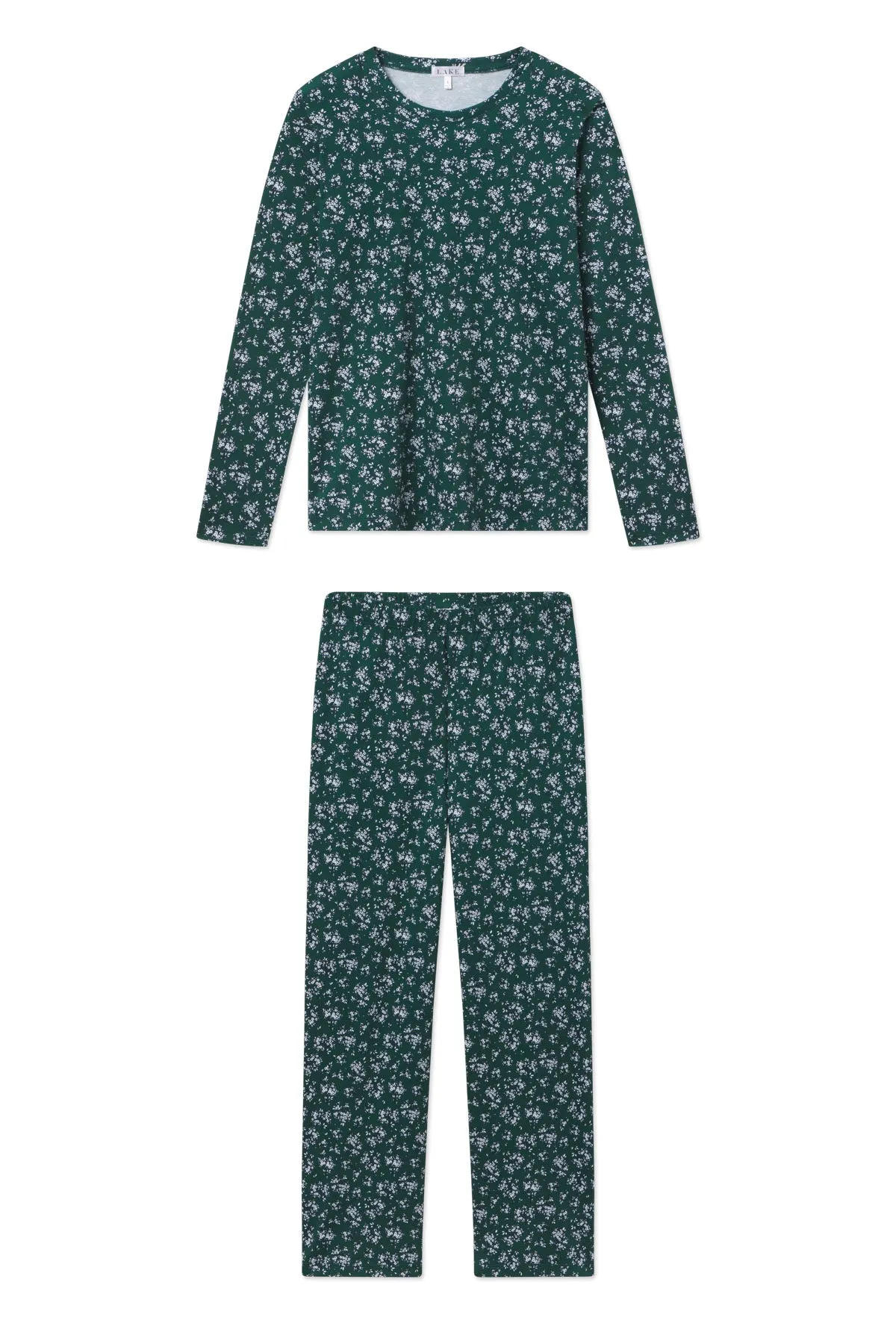 Pima Crew Long-Long Set in Frasier Victorian Bouquet