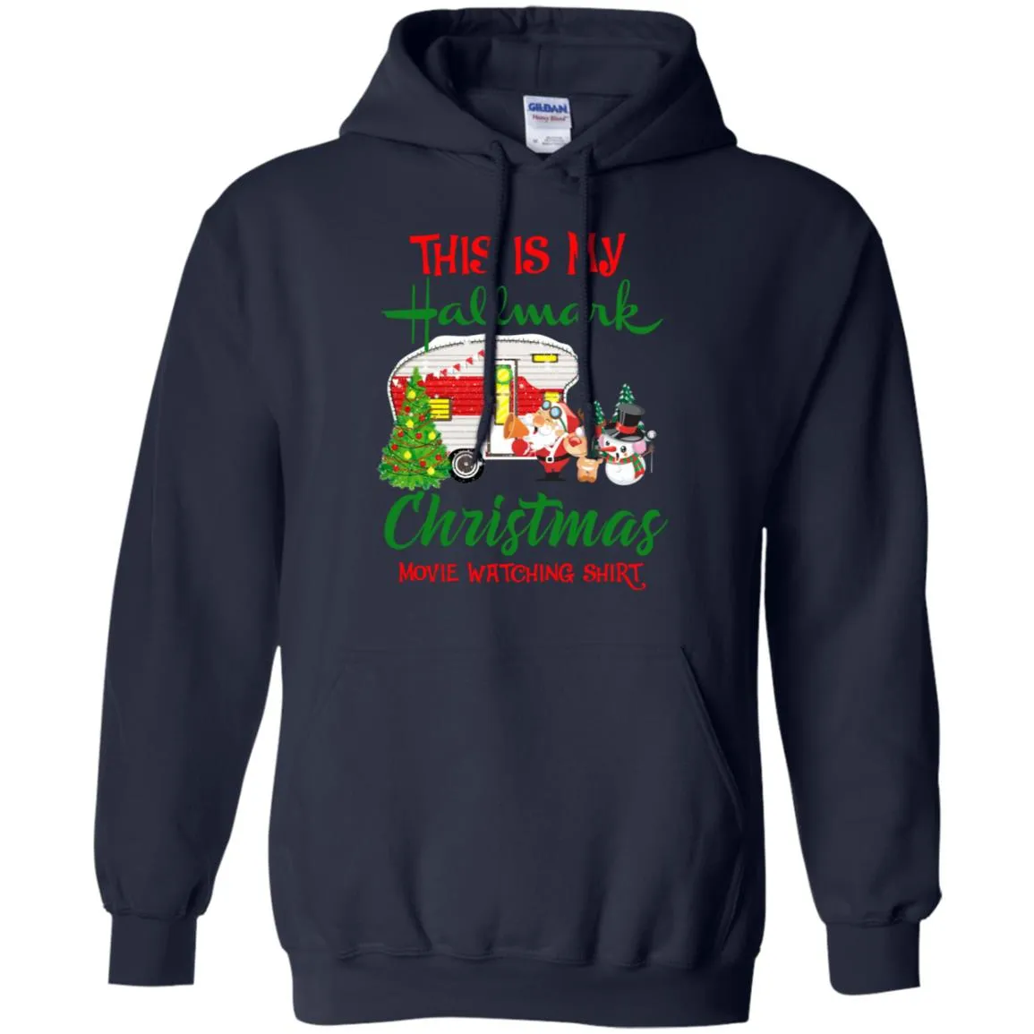 This Is My Hallmark Christmas Movie Watching Men Pullover Hoodie