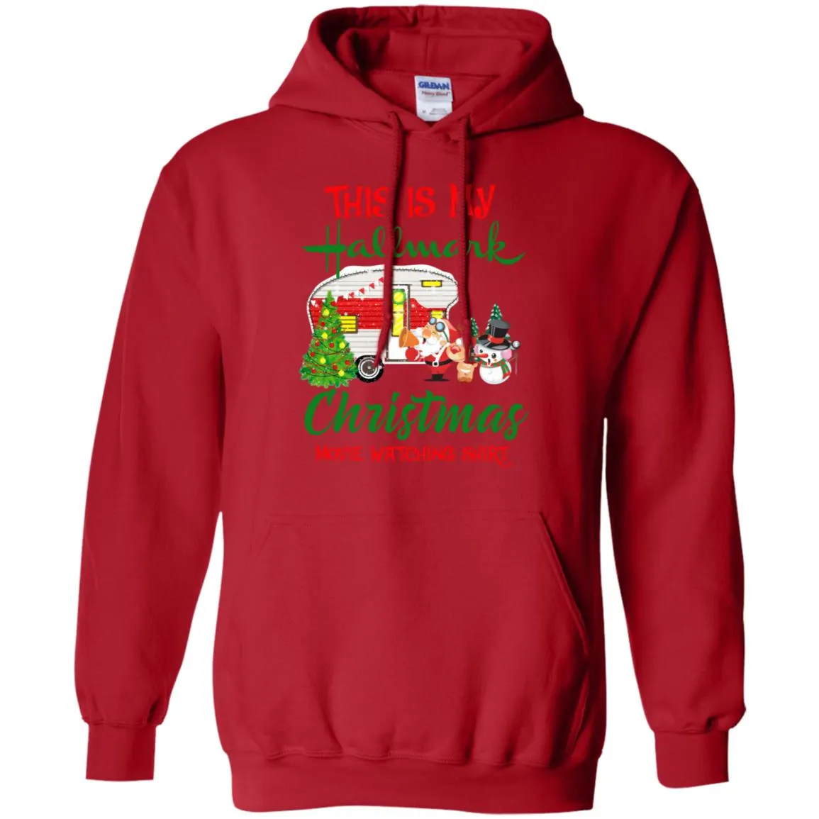 This Is My Hallmark Christmas Movie Watching Men Pullover Hoodie