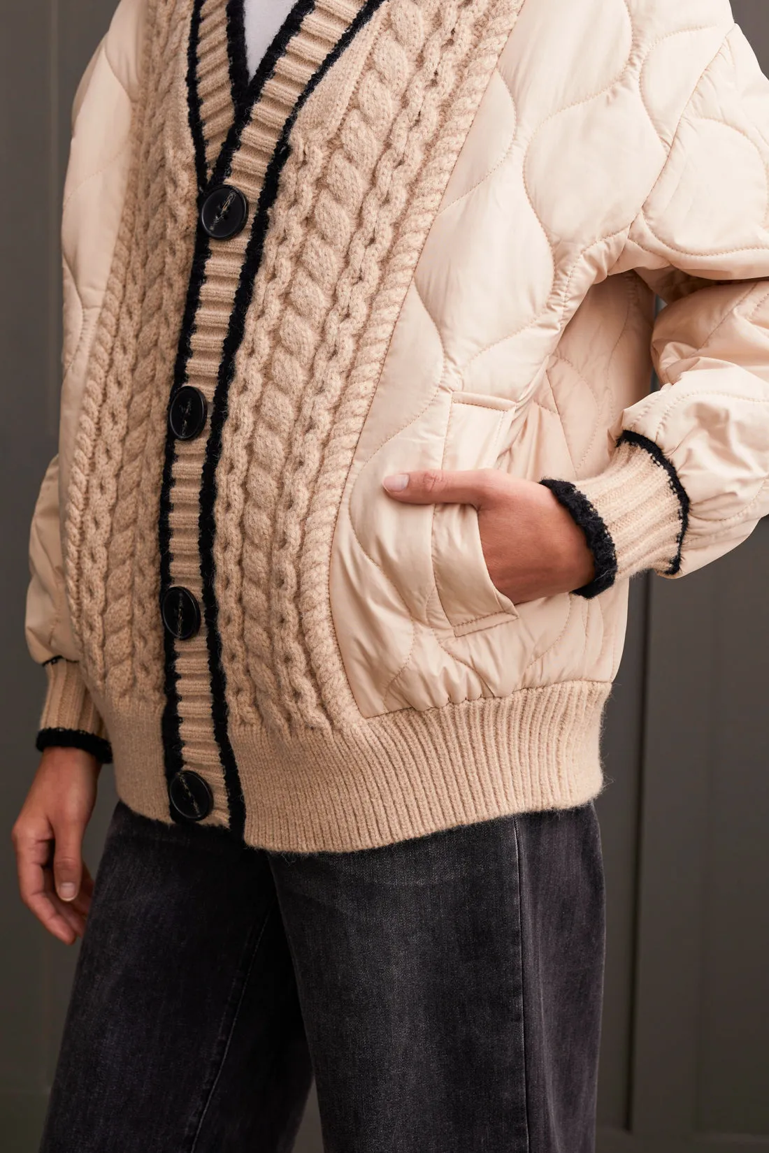 [TRIBAL] Quinn Quilted Cardigan