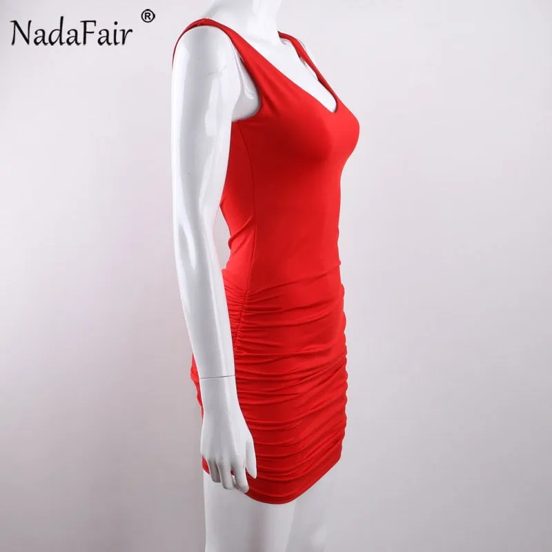 VenusFox Backless Sexy Bodycon Club Dress