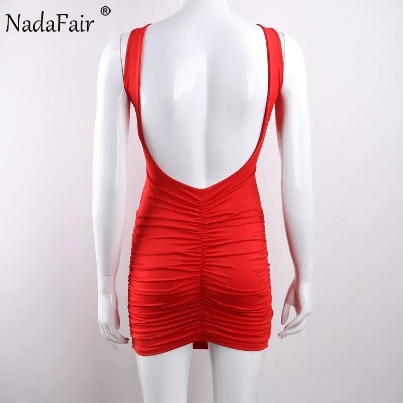 VenusFox Backless Sexy Bodycon Club Dress