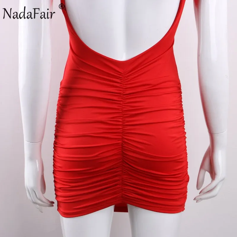 VenusFox Backless Sexy Bodycon Club Dress
